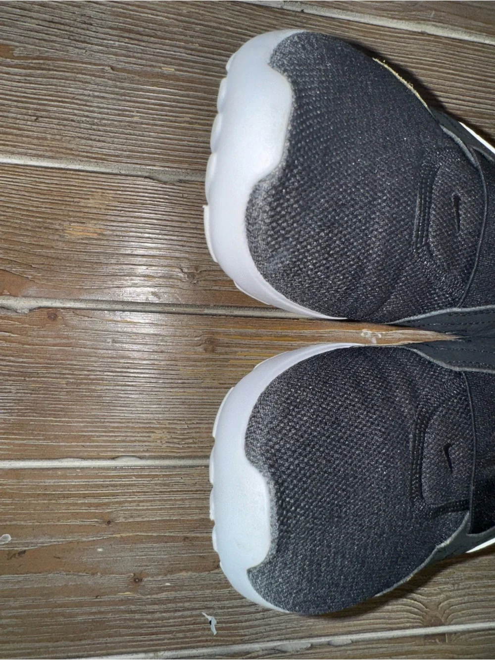 Nike Womens AD Comfort Slip-On Black & White Sneakers
